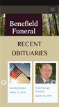 Mobile Screenshot of benefieldfuneralhome.com